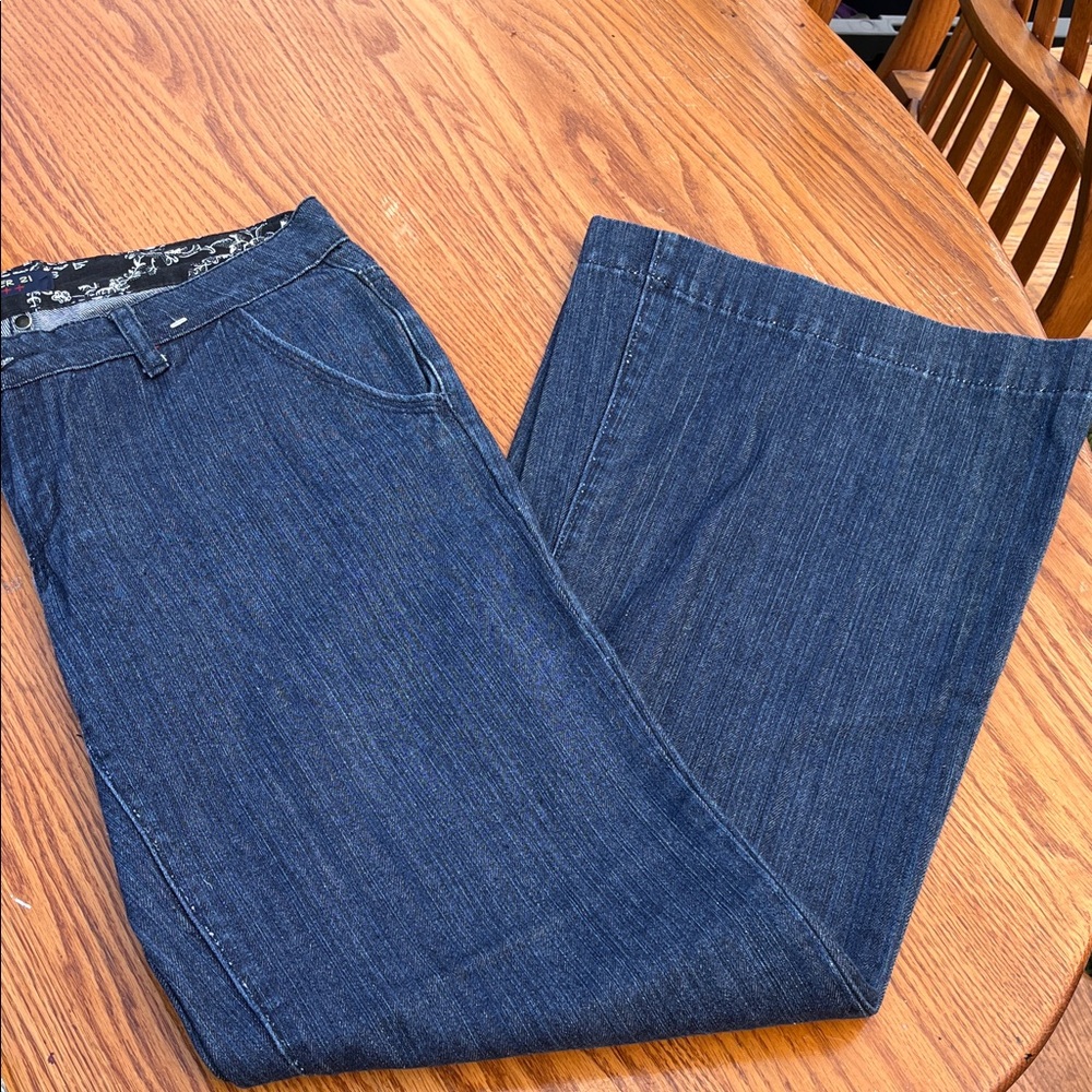 Forever 21 Dark Blue Straight Leg Jeans